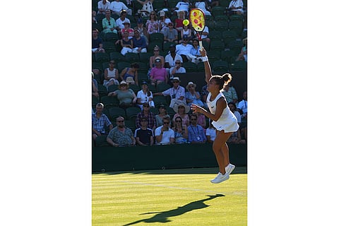 Britain Wimbledon Tennis: Jasmine Paolini vs Anastasija Sevastova