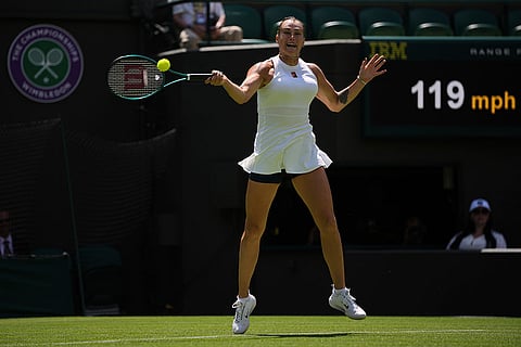 Wimbledon Tennis: Carson Branstine vs Aryna Sabalenka