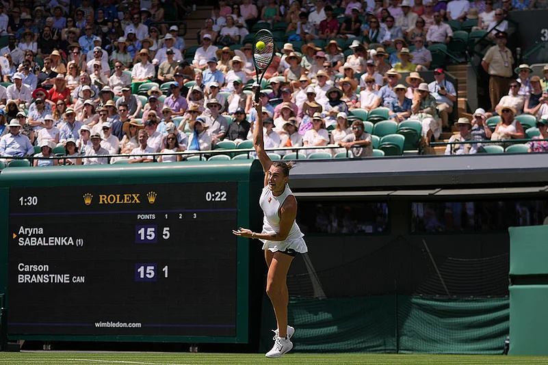 Wimbledon Tennis Championships: Aryna Sabalenka vs Carson Branstine
