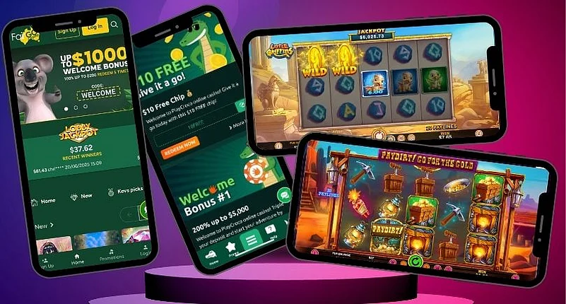 FairGo Casino Mobile Page, Promotions. Little Griffins, Paydirt! Go For Gold