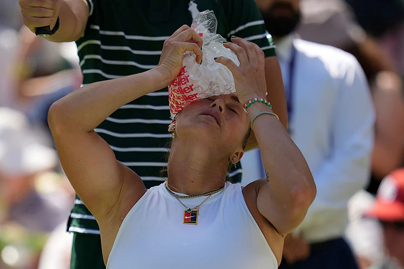 Britain Wimbledon Tennis: Carson Branstine vs Aryna Sabalenka