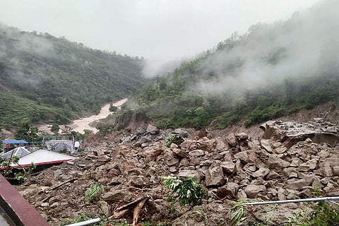 Weather: Landslide after cloudburst in Mandi
