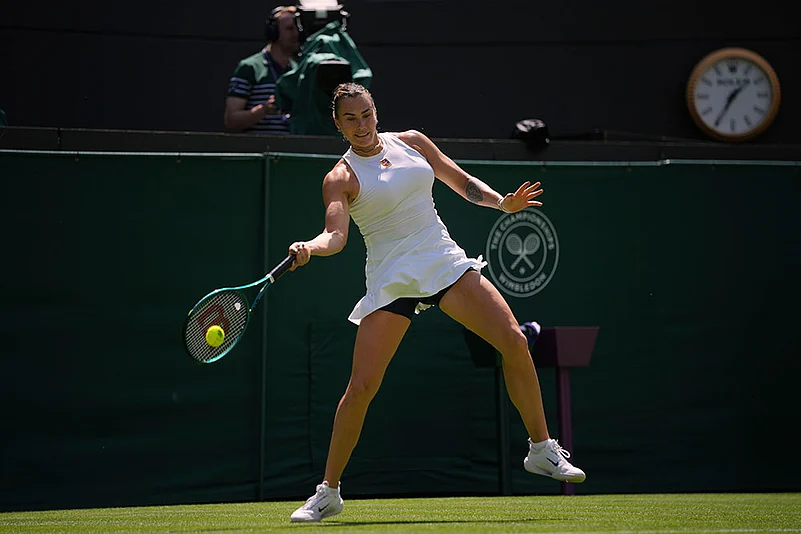 Britain Wimbledon Tennis: Aryna Sabalenka vs Carson Branstine