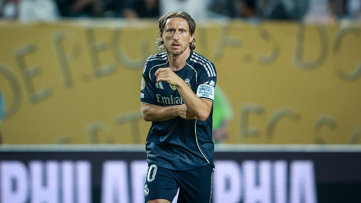 File : File photo of Luka Modric in action for Real Madrid at the FIFA Club World Cup 2025.