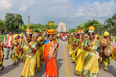 Bonalu festival celebration at India Gate