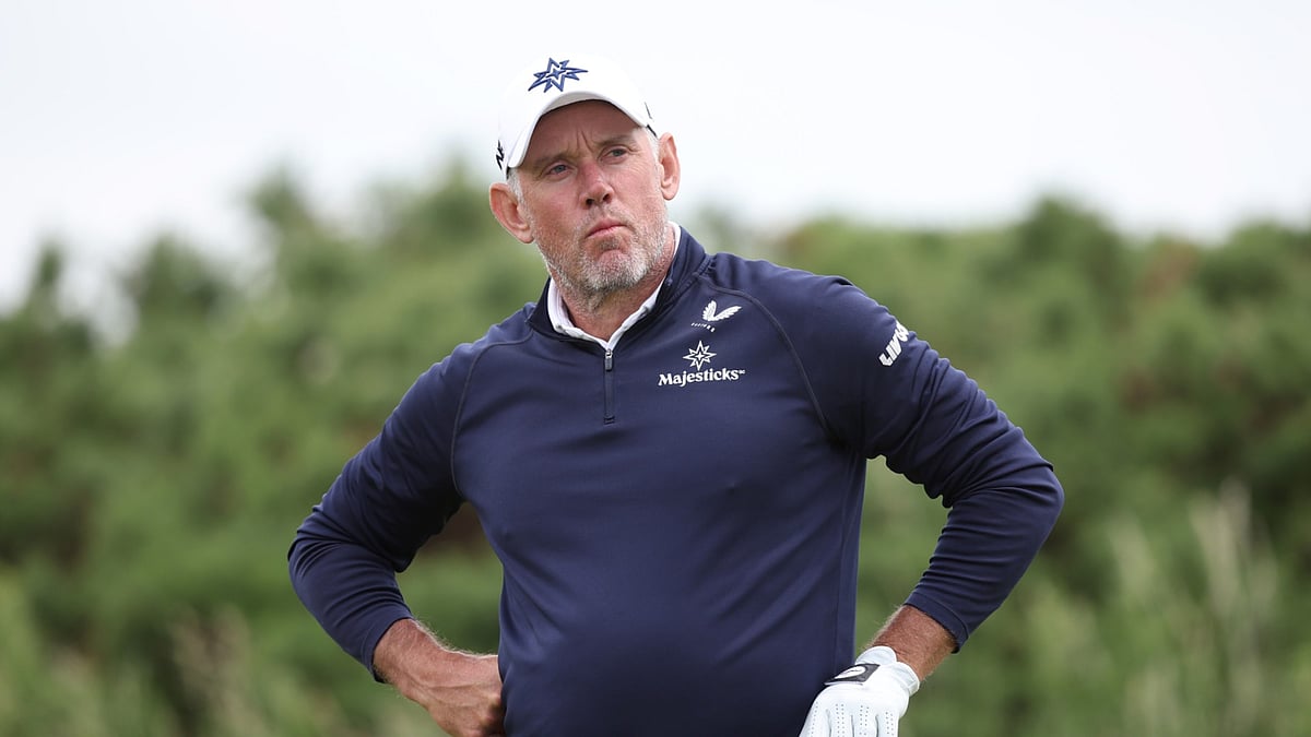 File : Lee Westwood has qualified for The Open.