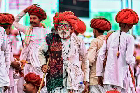 Nomadic, semi-nomadic, denotified tribes protest rally