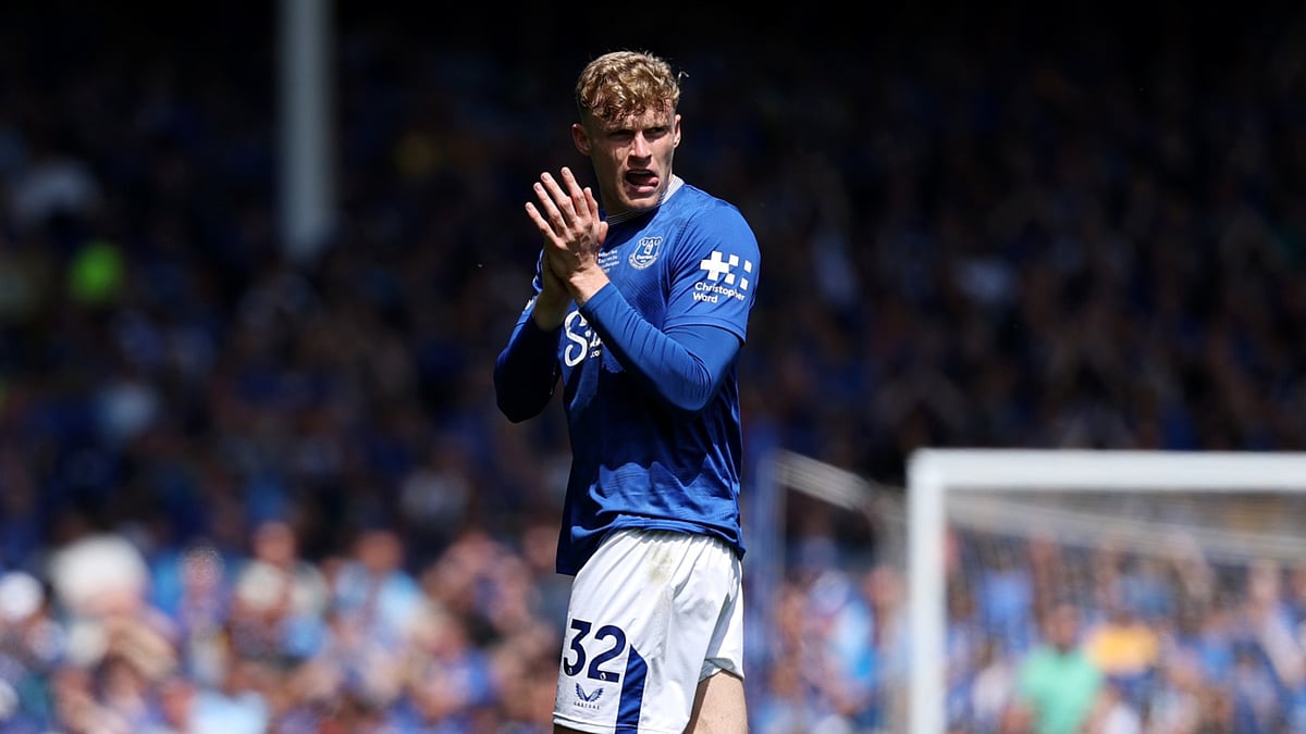 File : Jarrad Branthwaite in action for Everton.