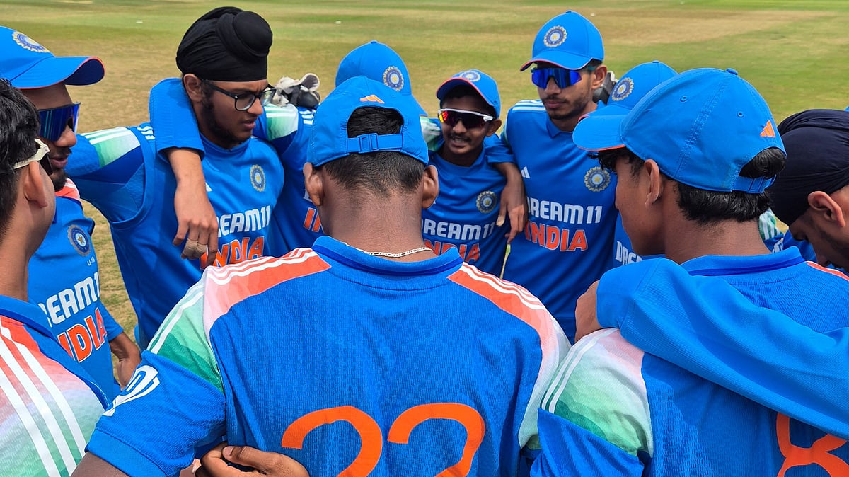 X/BCCI : India took a 2-1 lead in the five-match Youth ODI series against England.