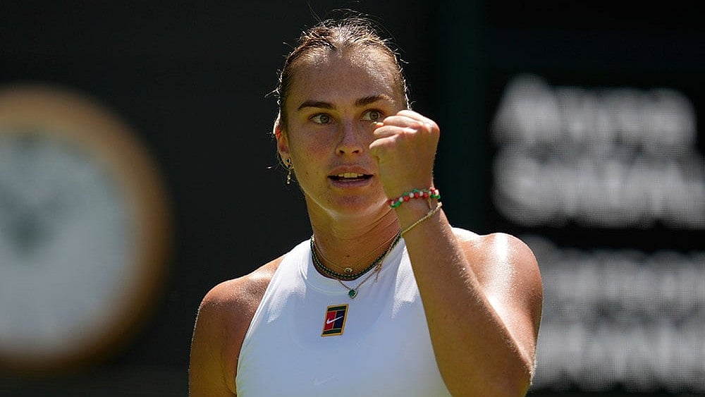 | Photo: AP/Kin Cheung : Wimbledon Tennis: Aryna Sabalenka vs Carson Branstine