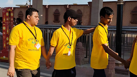 Shiva Kumar in the centre |