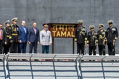INS Tamal commissioned into Indian Navy in Russia