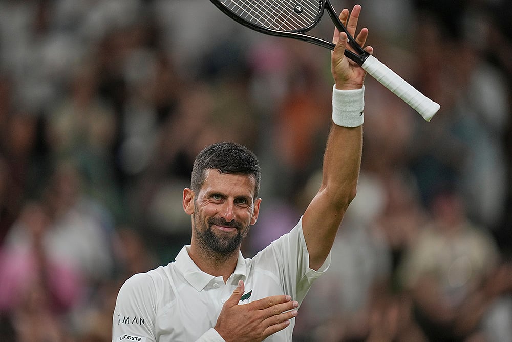| Photo: AP/Kin Cheung : Wimbledon 2025: Novak Djokovic vs Alexandre Muller