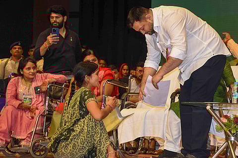 Tejashwi Yadav attends event in Patna