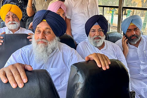 SAD chief Sukhbir Badal, party leaders detained in Mohali
