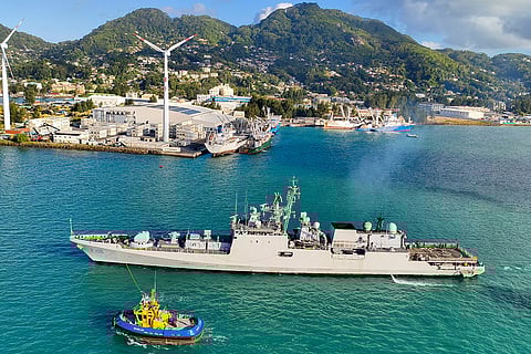 INS Teg in Seychelles