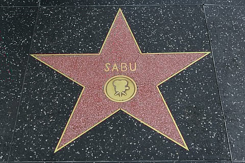 Sabu Dastagir's star on Hollywood Walk of Fame