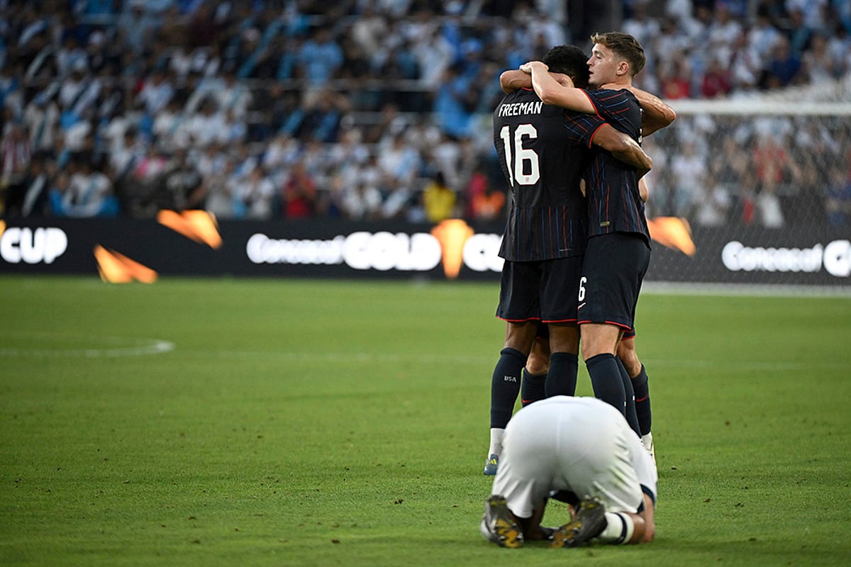CONCACAF Gold Cup 2025 semifinal Soccer match Guatemala vs US in St Louis photo