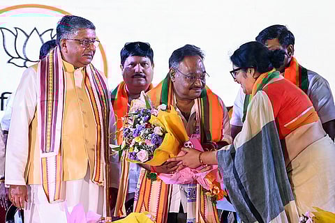 Felicitation of newly elected WB BJP President
