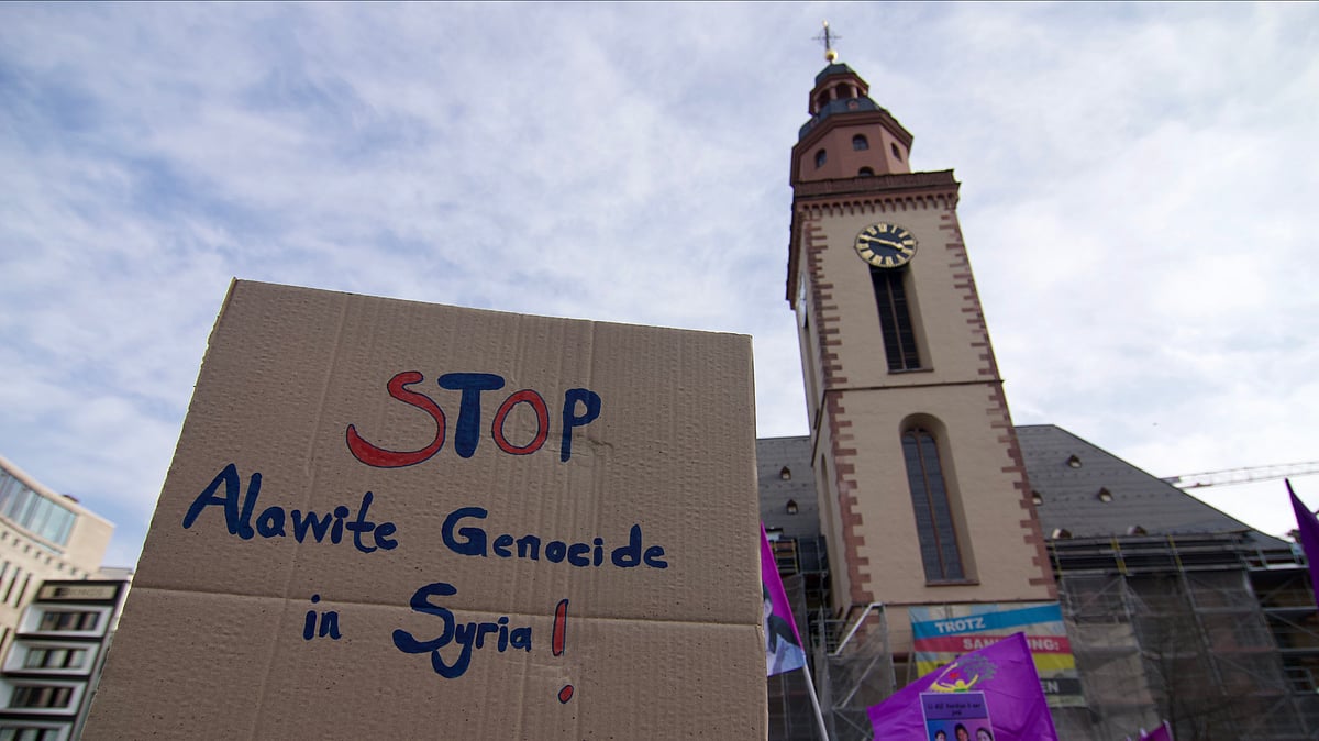 | Shutterstock | : Demonstrations after Alawite killings in March 