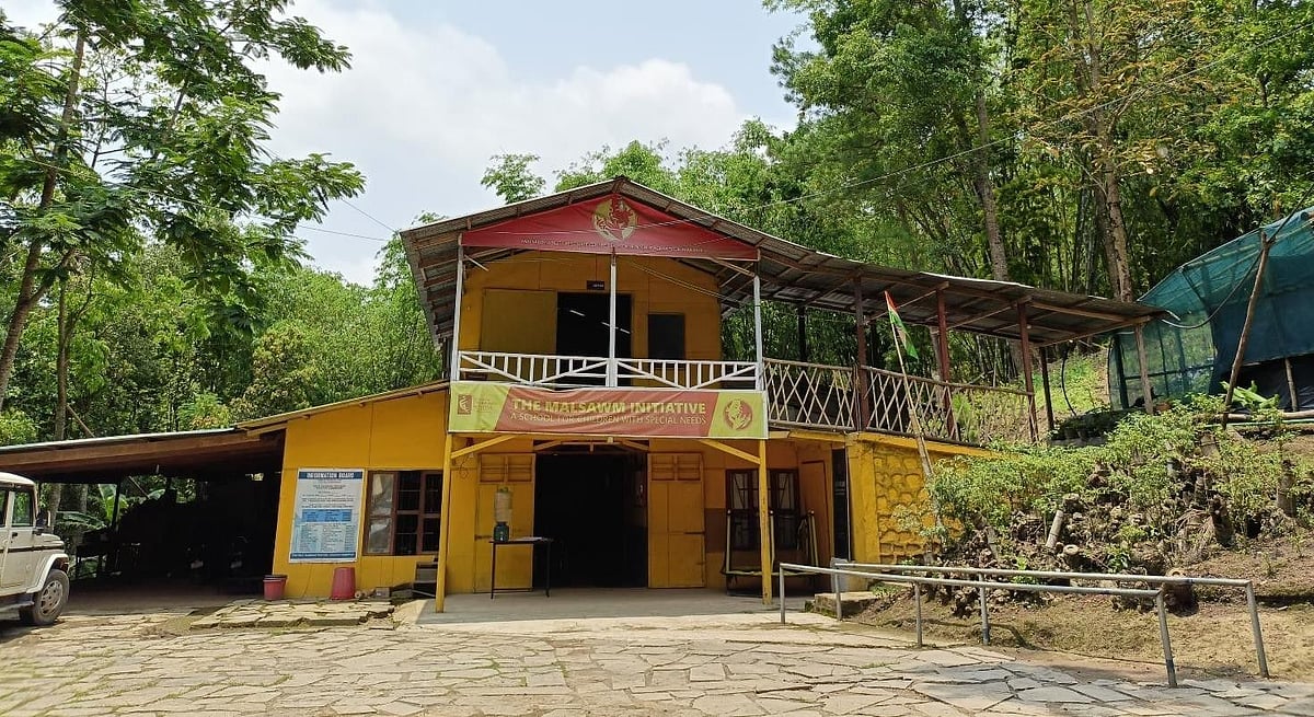 The Malsawm Initiative, a school for children with disabilities run by the Centre for Community Initiative in Lamka, Manipur. Despite operating amid ongoing conflict, it remains a space of care, education, and hope.