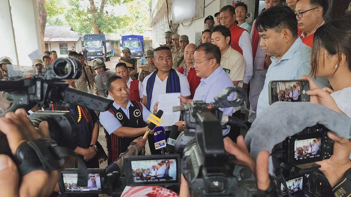 Protest against Nagalands reservation policy