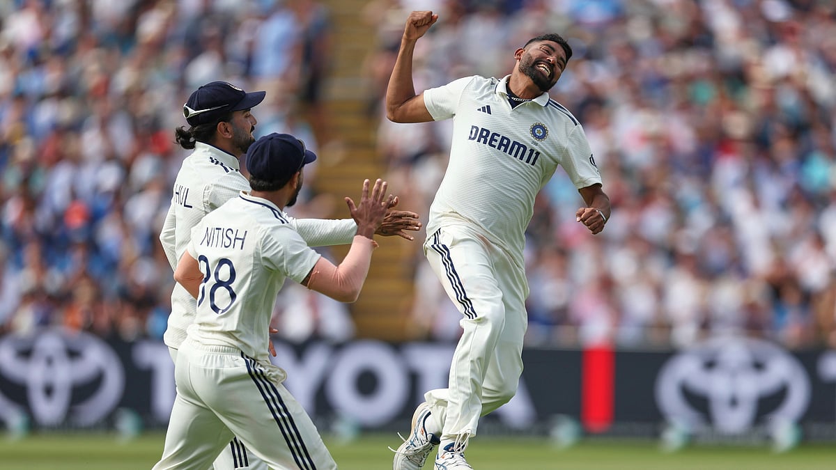| Photo: AP/Scott Heppell : IND vs END Live cricket Score, 2nd Test Day 3 at Edgbaston, Birmingham - India tour of England: Mohammed Siraj gets six wickets.