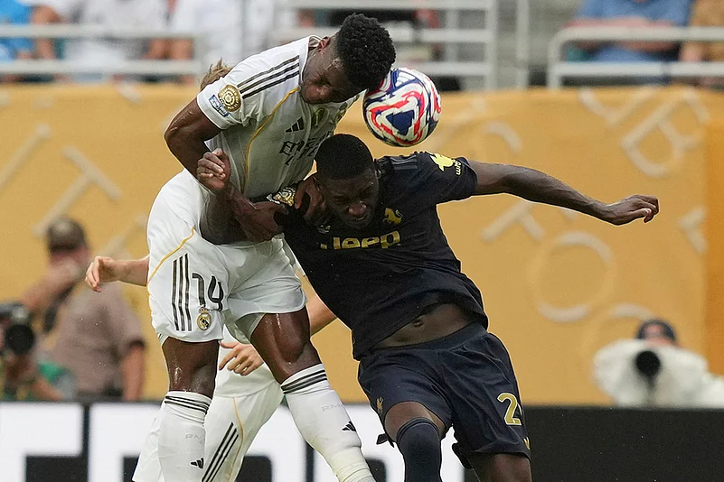 FIFA Club World Cup round of 16 Best Photos: Real Madrid and Juventus match_ Aurelien Tchouameni
