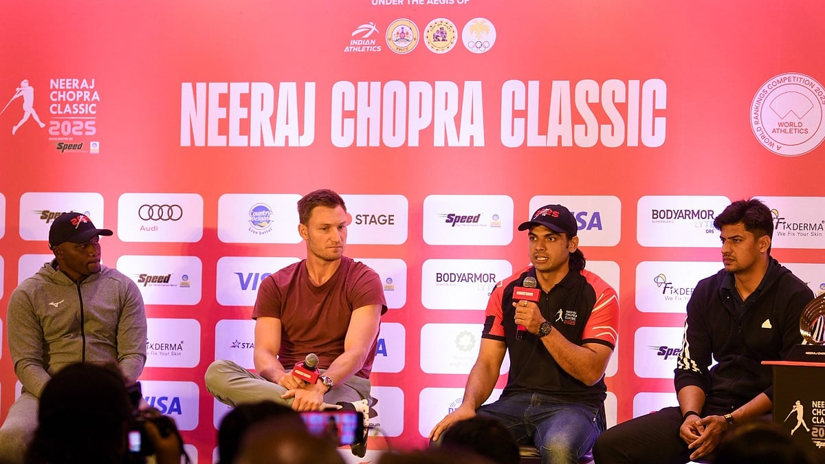 Neeraj Chopra Classic 2025: Julius Yego, Thomas Rohler, Neeraj Chopra, and Sachin Yadav