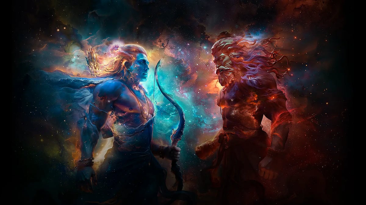 Poster of Nitish Tiwari & Namit Malhotra’s ‘Ramayana’ (Part 1) - DNEG Website