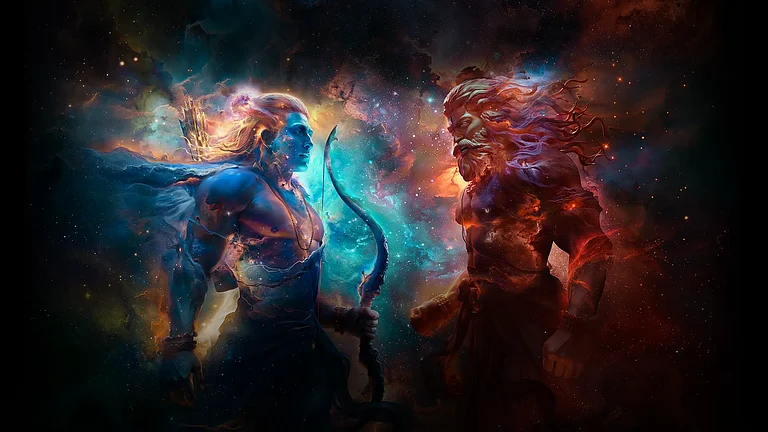 Poster of Nitish Tiwari & Namit Malhotra’s ‘Ramayana’ (Part 1) - DNEG Website