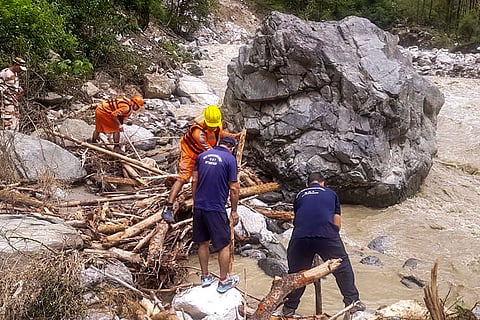 Rescue op after natural disasters in Uttarkashi