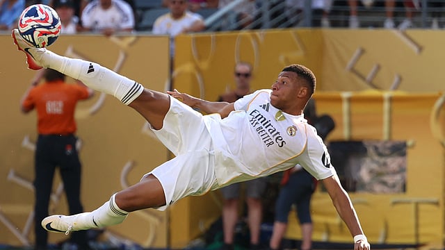 Real Madrid Vs Borussia Dortmund, FIFA Club WC 2025: Kylian Mbappe's Overhead Kick Seals Semi-final Spot For Los Blancos