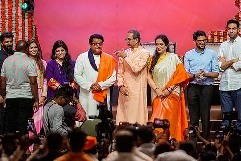 MNS-Shiv Sena (UBT) joint rally in Mumbai