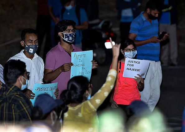 JNU Students Protest On 4th Anniversary Of Najeeb Ahmed’s Disappearance