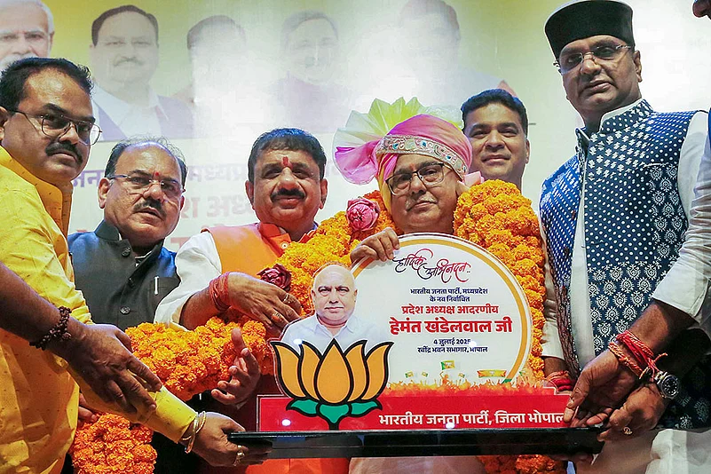 MP BJP chief Hemant Khandelwal