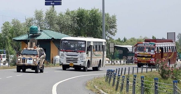 PTI : Five Amarnath Yatra buses collided with each other in Ramban