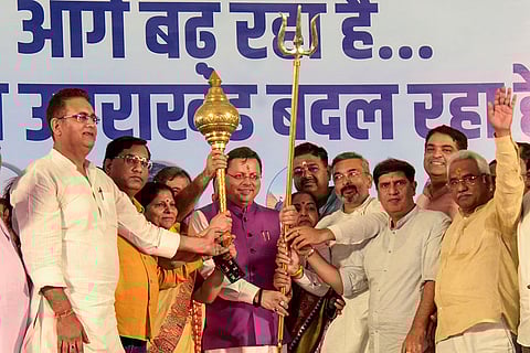 CM Dhami completes 4 years in office