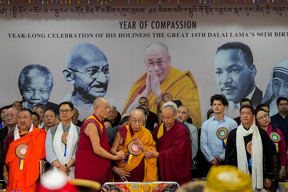 | Photo: PTI/Ravi Choudhary : Dalai Lama’s 90th Birthday