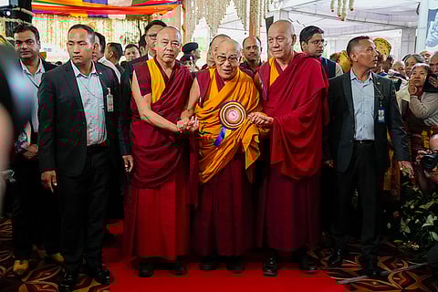 Dalai Lama during 90th birthday celebration