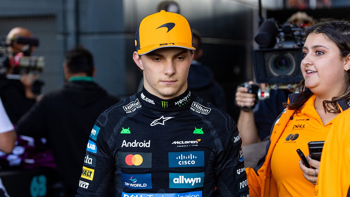 File : Oscar Piastri was dropped from first to second at Silverstone