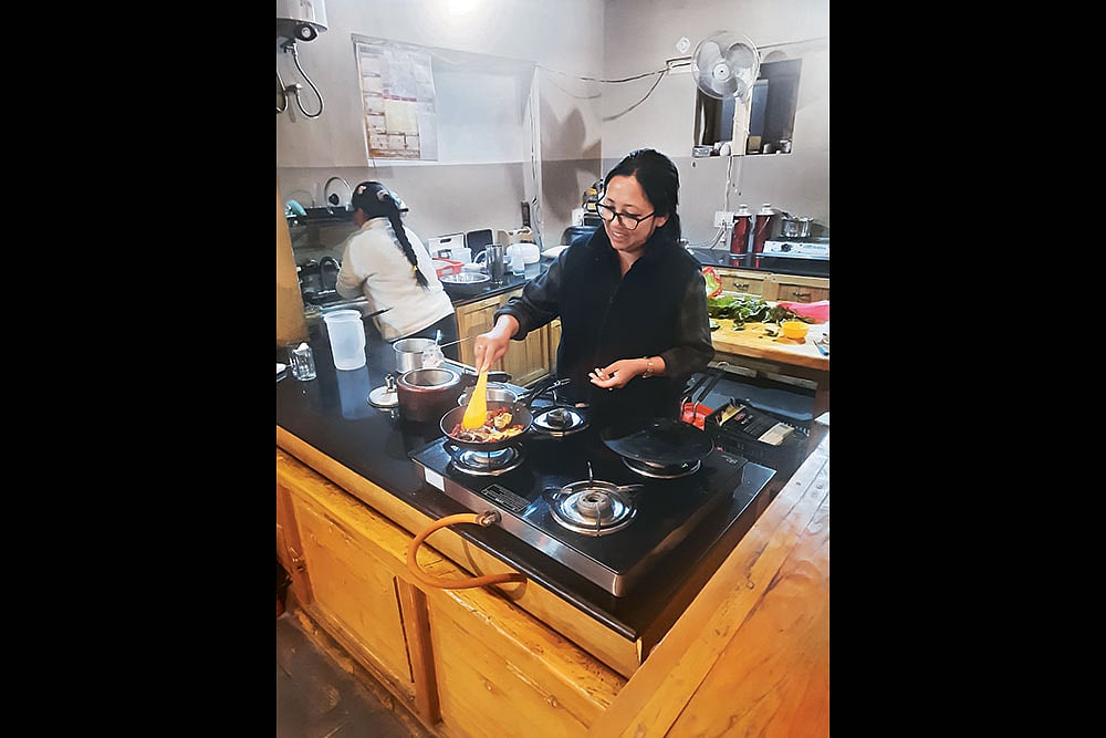 | Photo: Satish Padmanabhan : Nilza Wangmo, who runs the popular Alchi Kitchen