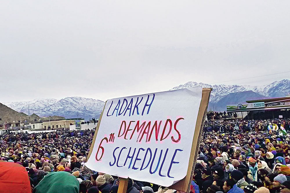 | Photo: Shutterstock : One Voice: Ladakh’s demand for inclusion in the Sixth Schedule is grounded in the fact that more than 90 per cent of the population belongs to Scheduled Tribes