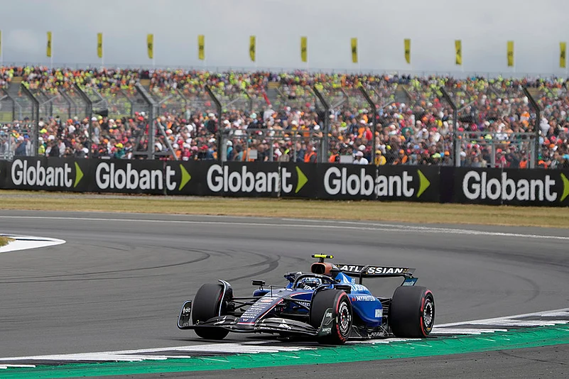 British Formula One Grand Prix Qualifying Race in Silverstone_