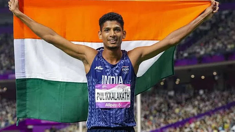 Indian sprinter Mohammed Afsal in Poland. - Photo: X | Sports Arena