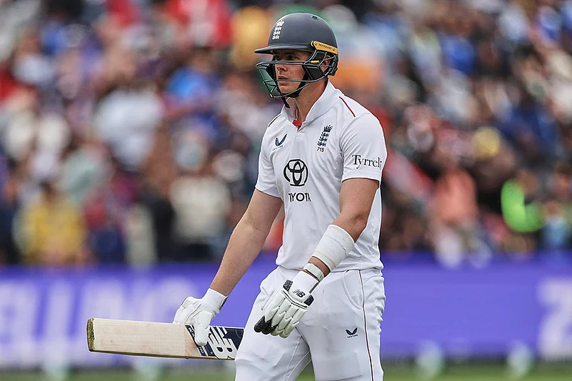 Indias Tour of England, IND vs ENG 2nd test Day 5 in Birmingham_Jamie Smith