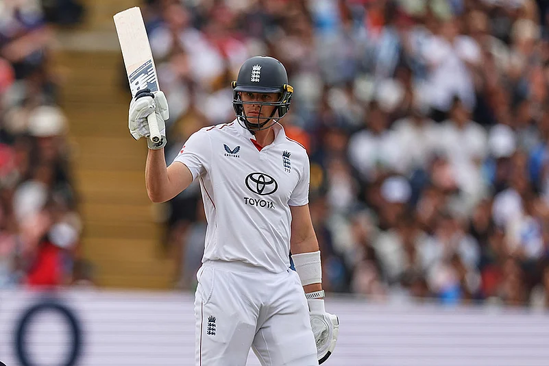 Indias Tour of England, IND vs ENG 2nd test Day 5 in Birmingham_ Jamie Smith