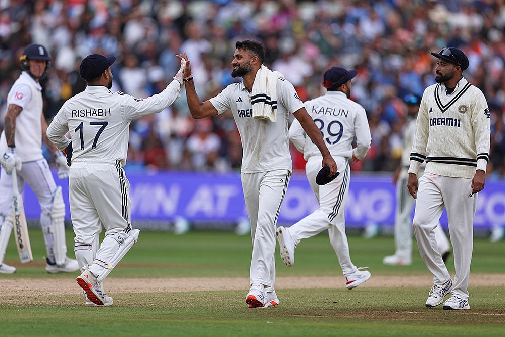 | Photo: AP/Scott Heppell : India vs England 2nd Test day 5