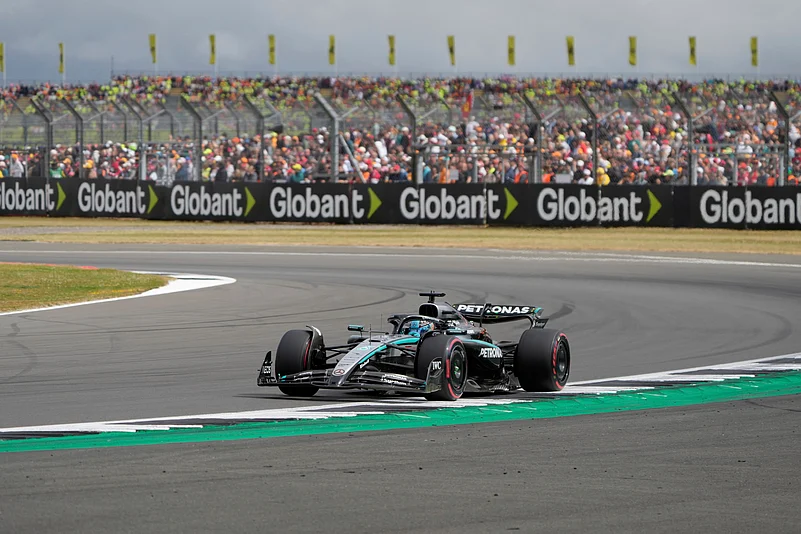British Formula One Grand Prix Qualifying Race in Silverstone_