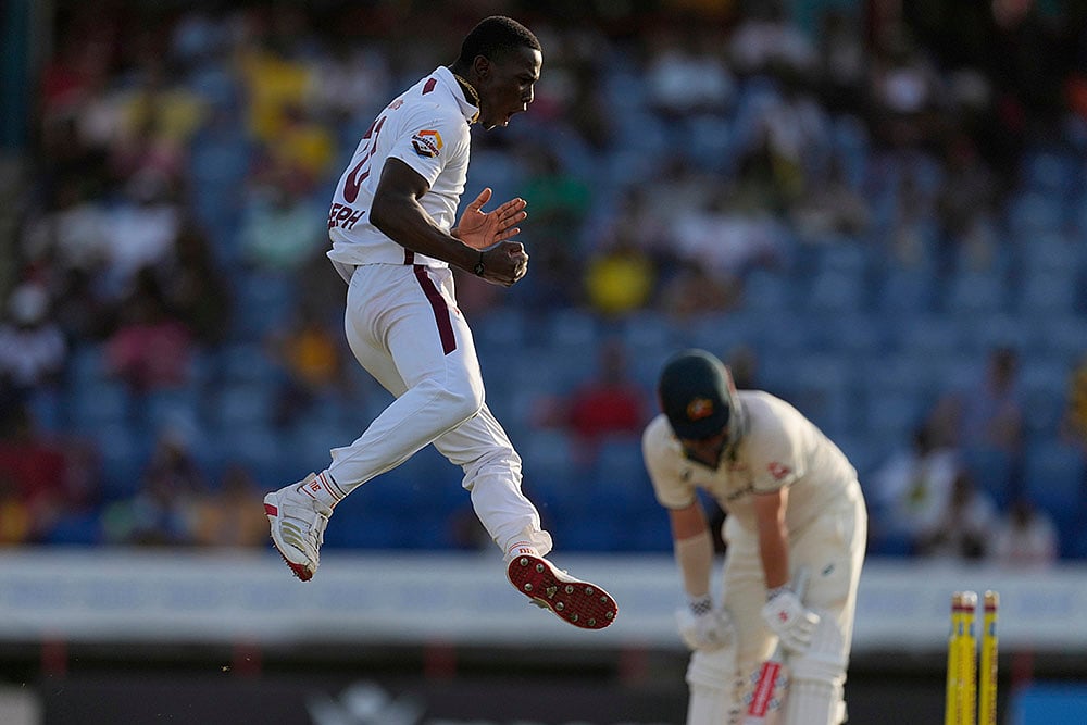 | Photo: AP/Ricardo Mazalan : West Indies Vs Australia, 2nd Test Day 3